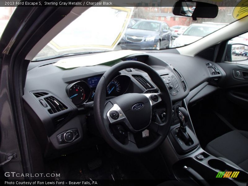 Sterling Gray Metallic / Charcoal Black 2013 Ford Escape S