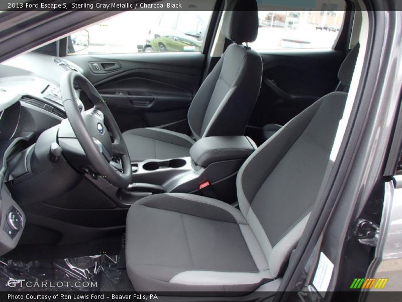 Sterling Gray Metallic / Charcoal Black 2013 Ford Escape S
