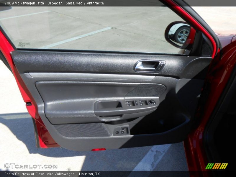 Salsa Red / Anthracite 2009 Volkswagen Jetta TDI Sedan