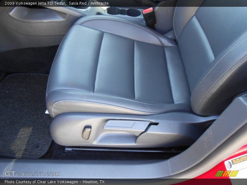 Salsa Red / Anthracite 2009 Volkswagen Jetta TDI Sedan