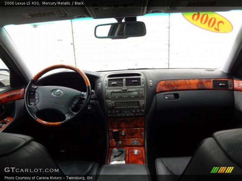 Mercury Metallic / Black 2006 Lexus LS 430