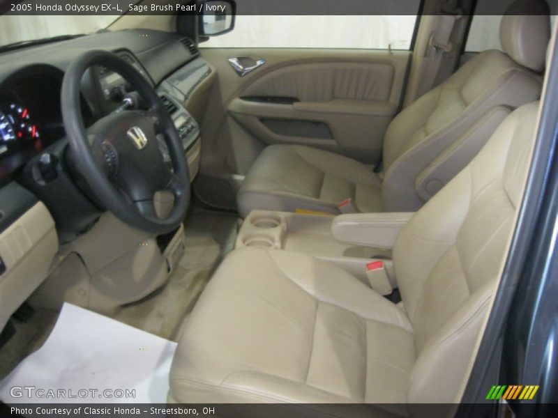 Sage Brush Pearl / Ivory 2005 Honda Odyssey EX-L