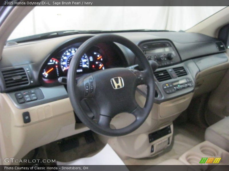 Sage Brush Pearl / Ivory 2005 Honda Odyssey EX-L
