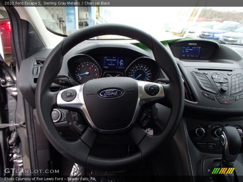 Sterling Gray Metallic / Charcoal Black 2013 Ford Escape S