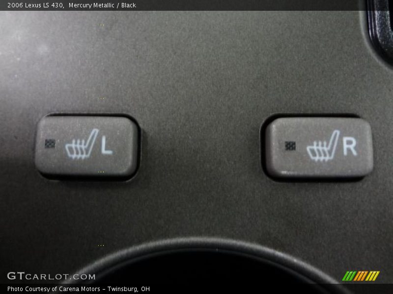 Mercury Metallic / Black 2006 Lexus LS 430