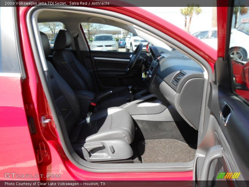 Salsa Red / Anthracite 2009 Volkswagen Jetta TDI Sedan