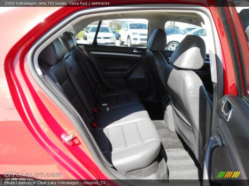 Salsa Red / Anthracite 2009 Volkswagen Jetta TDI Sedan