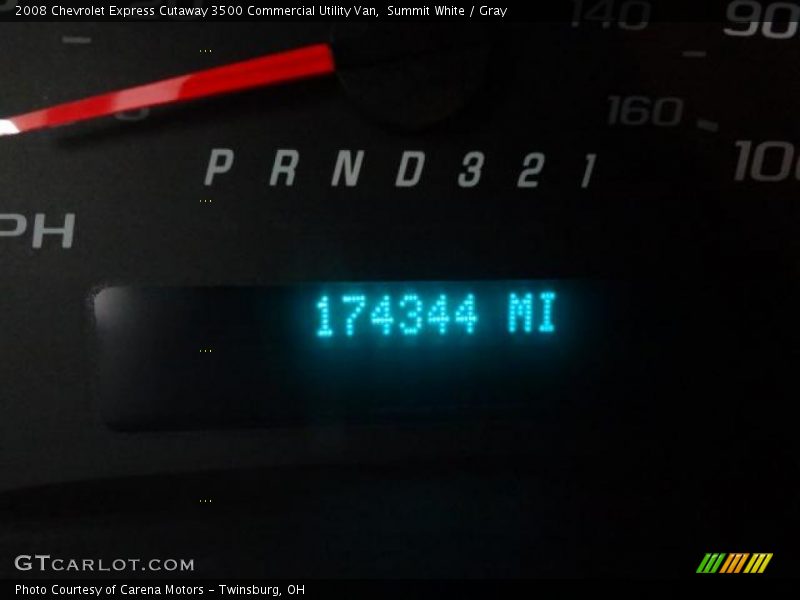 Summit White / Gray 2008 Chevrolet Express Cutaway 3500 Commercial Utility Van
