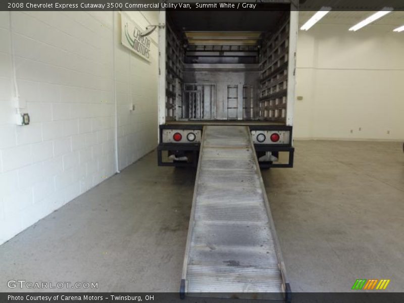 Summit White / Gray 2008 Chevrolet Express Cutaway 3500 Commercial Utility Van