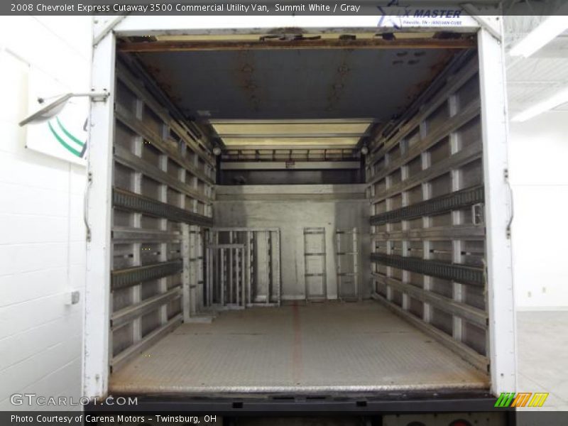 Summit White / Gray 2008 Chevrolet Express Cutaway 3500 Commercial Utility Van