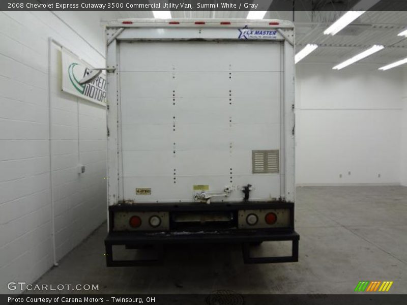 Summit White / Gray 2008 Chevrolet Express Cutaway 3500 Commercial Utility Van
