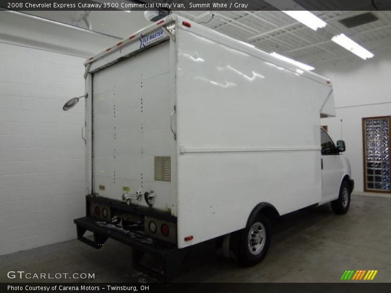 Summit White / Gray 2008 Chevrolet Express Cutaway 3500 Commercial Utility Van