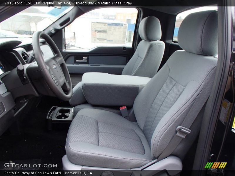 Front Seat of 2013 F150 STX Regular Cab 4x4