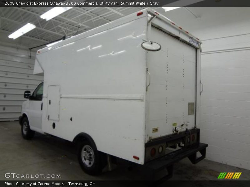 Summit White / Gray 2008 Chevrolet Express Cutaway 3500 Commercial Utility Van