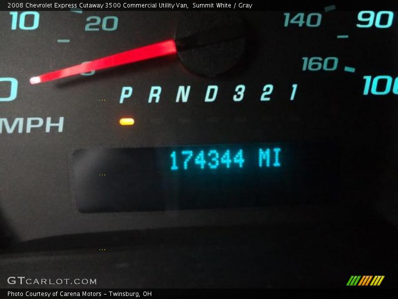Summit White / Gray 2008 Chevrolet Express Cutaway 3500 Commercial Utility Van