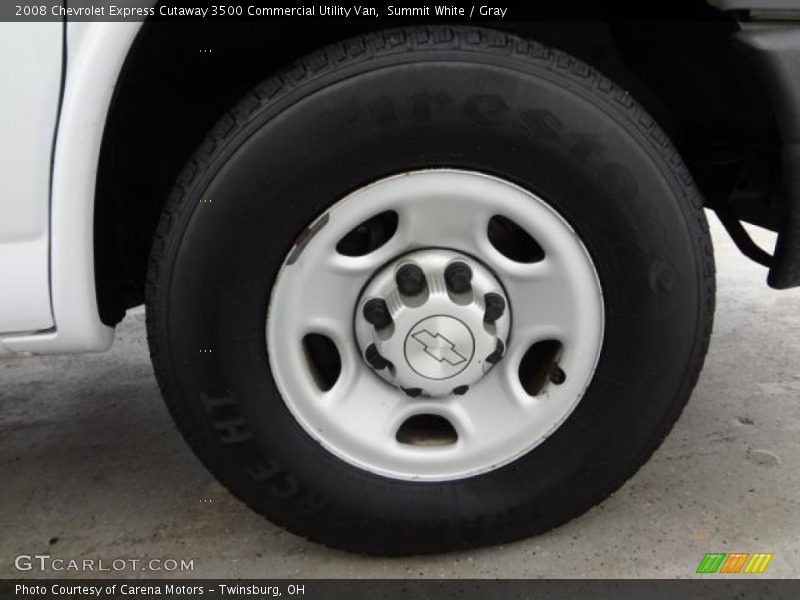 Summit White / Gray 2008 Chevrolet Express Cutaway 3500 Commercial Utility Van