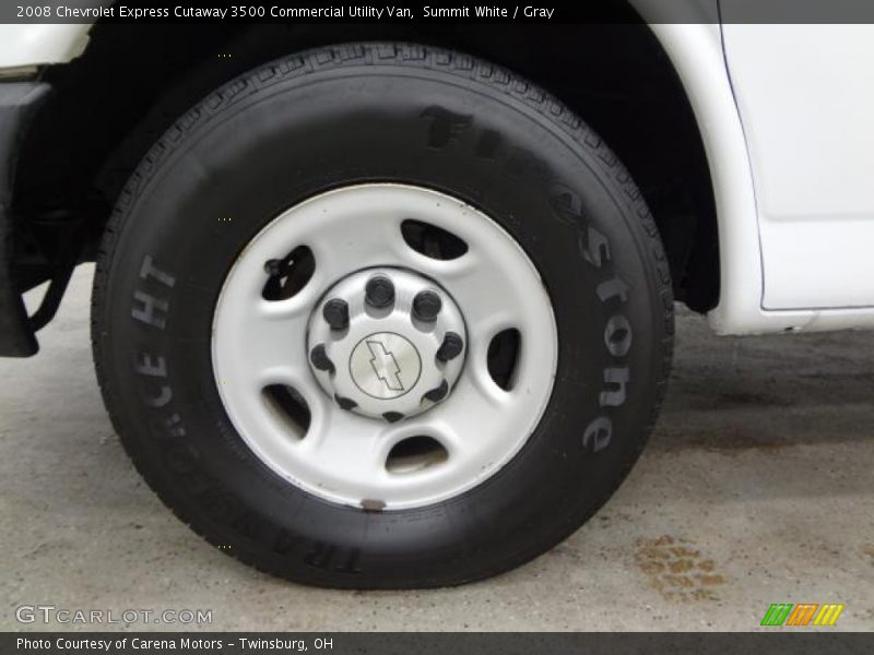 Summit White / Gray 2008 Chevrolet Express Cutaway 3500 Commercial Utility Van