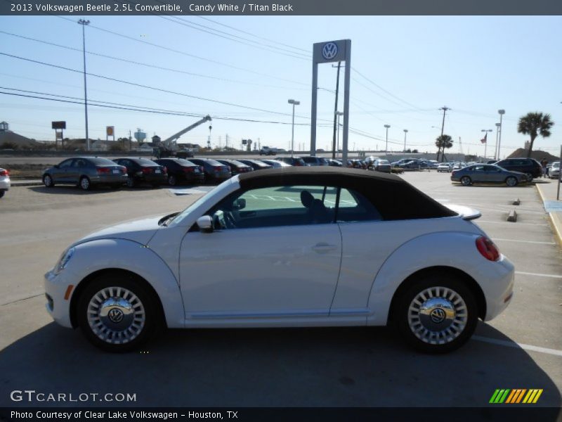 Candy White / Titan Black 2013 Volkswagen Beetle 2.5L Convertible