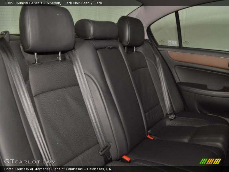 Black Noir Pearl / Black 2009 Hyundai Genesis 4.6 Sedan