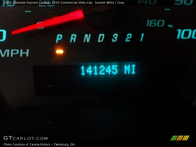 Summit White / Gray 2008 Chevrolet Express Cutaway 3500 Commercial Utility Van