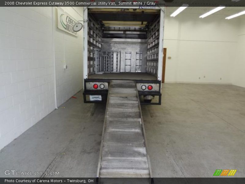 Summit White / Gray 2008 Chevrolet Express Cutaway 3500 Commercial Utility Van