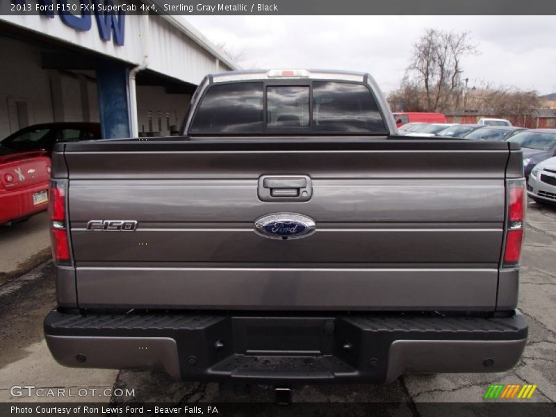 Sterling Gray Metallic / Black 2013 Ford F150 FX4 SuperCab 4x4
