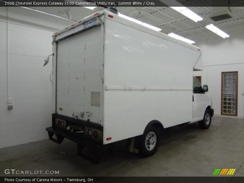 Summit White / Gray 2008 Chevrolet Express Cutaway 3500 Commercial Utility Van