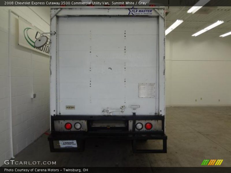 Summit White / Gray 2008 Chevrolet Express Cutaway 3500 Commercial Utility Van