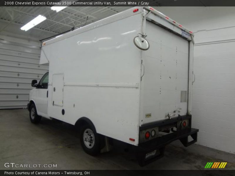 Summit White / Gray 2008 Chevrolet Express Cutaway 3500 Commercial Utility Van