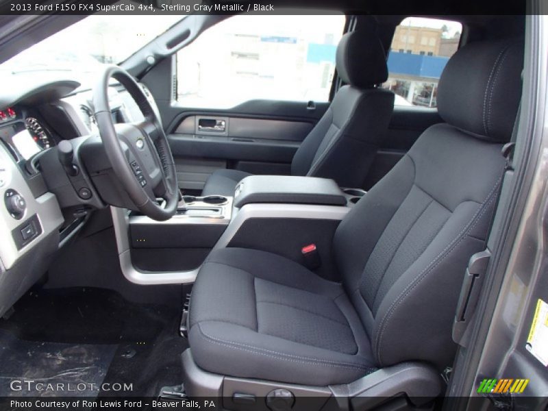 Front Seat of 2013 F150 FX4 SuperCab 4x4