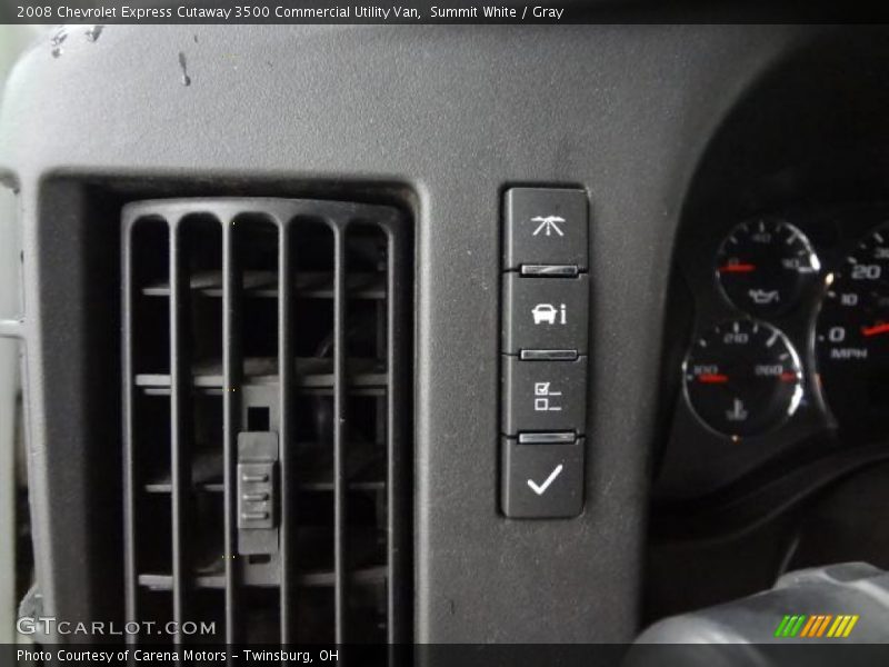 Summit White / Gray 2008 Chevrolet Express Cutaway 3500 Commercial Utility Van