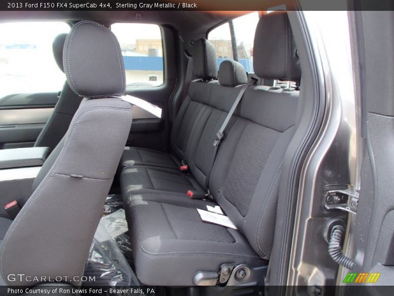 Rear Seat of 2013 F150 FX4 SuperCab 4x4