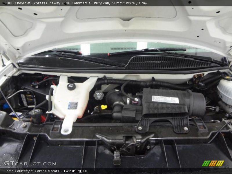 Summit White / Gray 2008 Chevrolet Express Cutaway 3500 Commercial Utility Van