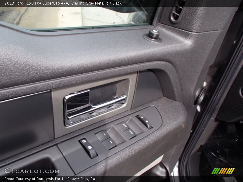 Sterling Gray Metallic / Black 2013 Ford F150 FX4 SuperCab 4x4