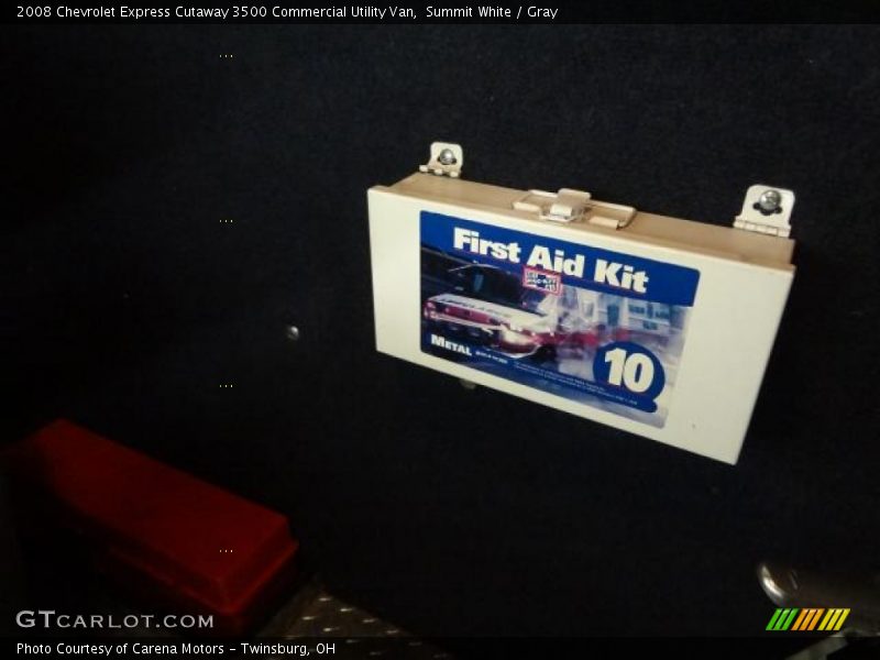 Summit White / Gray 2008 Chevrolet Express Cutaway 3500 Commercial Utility Van