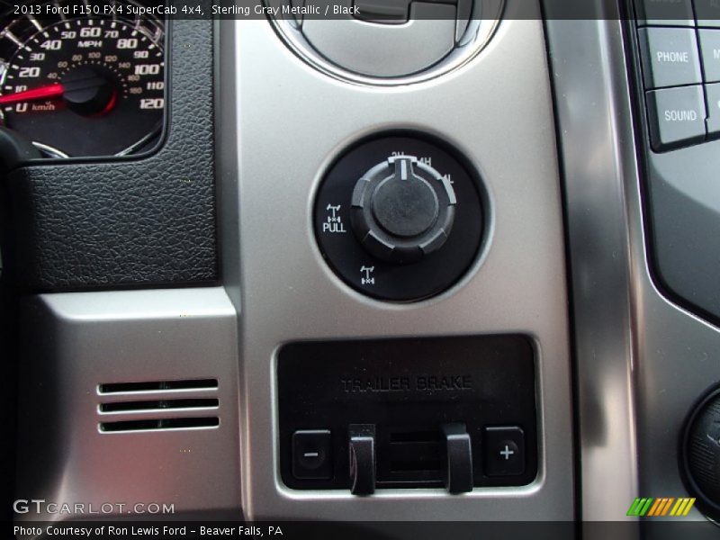 Sterling Gray Metallic / Black 2013 Ford F150 FX4 SuperCab 4x4
