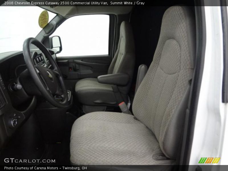 Summit White / Gray 2008 Chevrolet Express Cutaway 3500 Commercial Utility Van