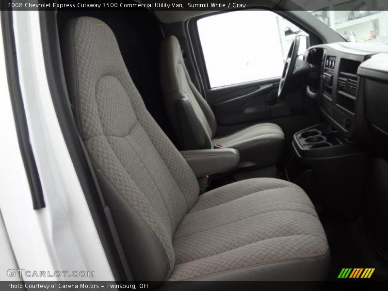 Summit White / Gray 2008 Chevrolet Express Cutaway 3500 Commercial Utility Van