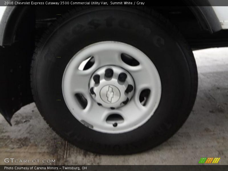 Summit White / Gray 2008 Chevrolet Express Cutaway 3500 Commercial Utility Van