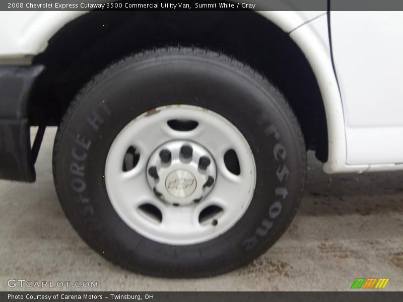 Summit White / Gray 2008 Chevrolet Express Cutaway 3500 Commercial Utility Van