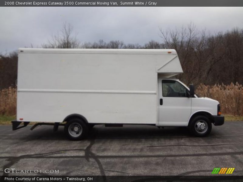 Summit White / Gray 2008 Chevrolet Express Cutaway 3500 Commercial Moving Van