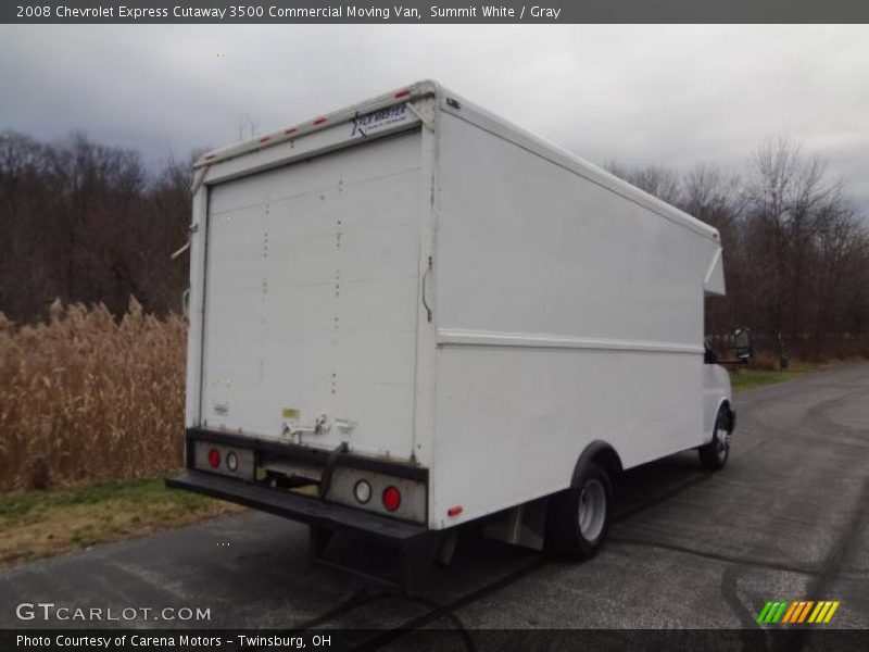 Summit White / Gray 2008 Chevrolet Express Cutaway 3500 Commercial Moving Van