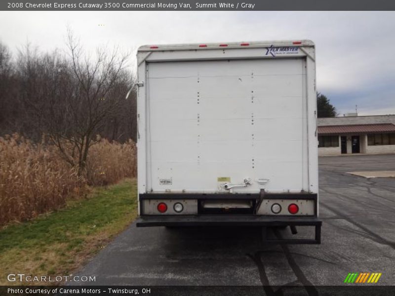 Summit White / Gray 2008 Chevrolet Express Cutaway 3500 Commercial Moving Van