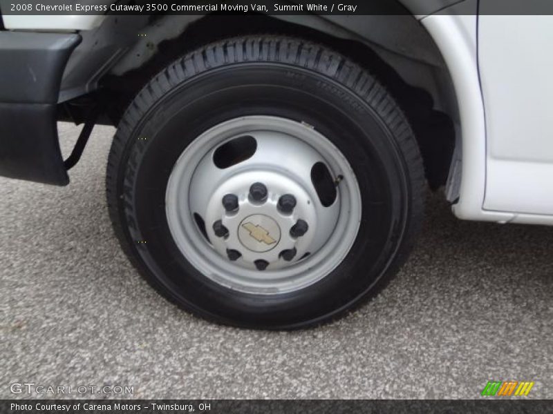 Summit White / Gray 2008 Chevrolet Express Cutaway 3500 Commercial Moving Van