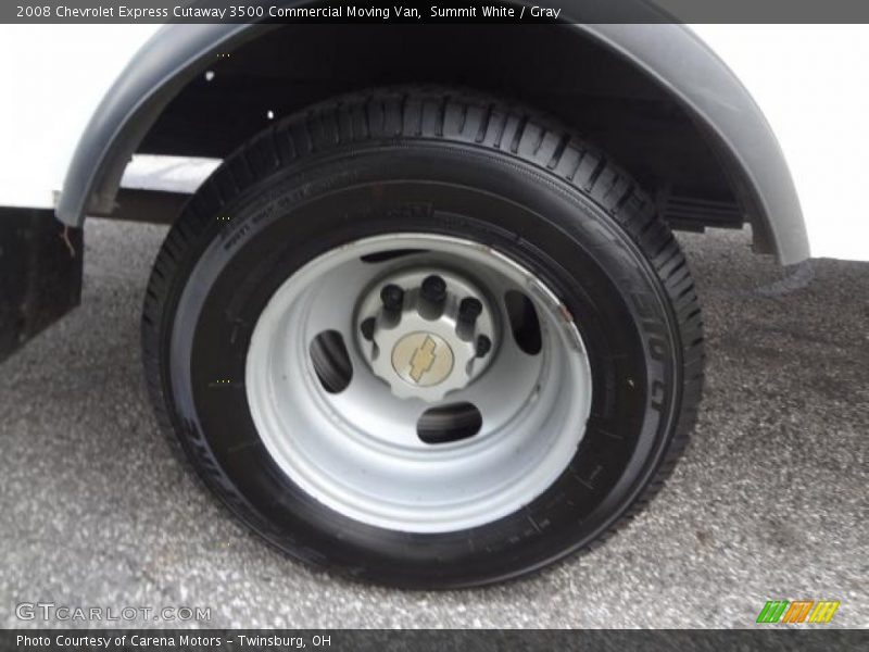 Summit White / Gray 2008 Chevrolet Express Cutaway 3500 Commercial Moving Van