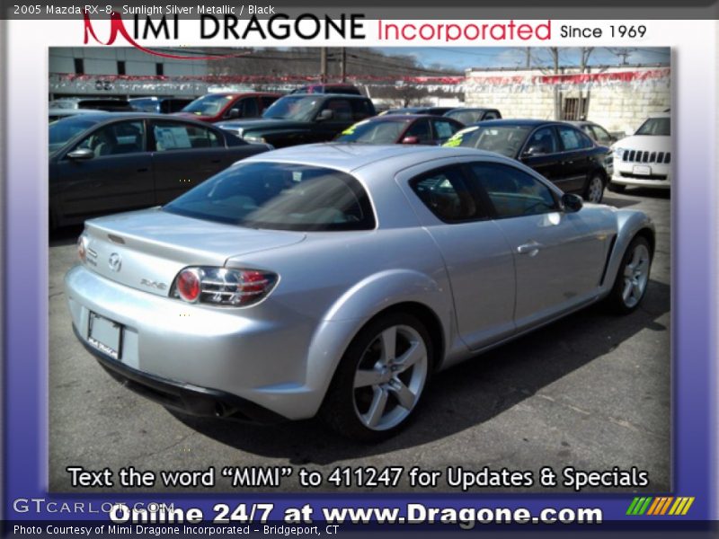 Sunlight Silver Metallic / Black 2005 Mazda RX-8