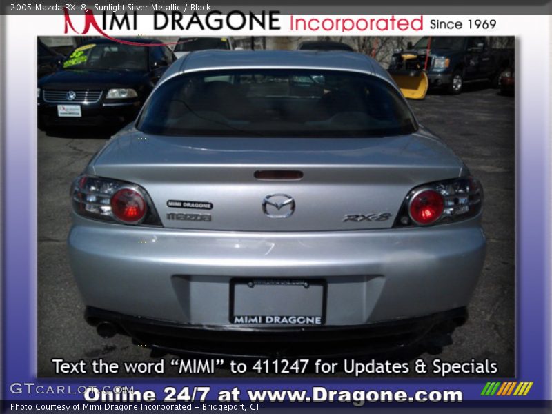 Sunlight Silver Metallic / Black 2005 Mazda RX-8