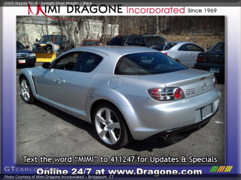 Sunlight Silver Metallic / Black 2005 Mazda RX-8