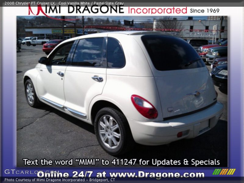 Cool Vanilla White / Pastel Slate Gray 2008 Chrysler PT Cruiser LX