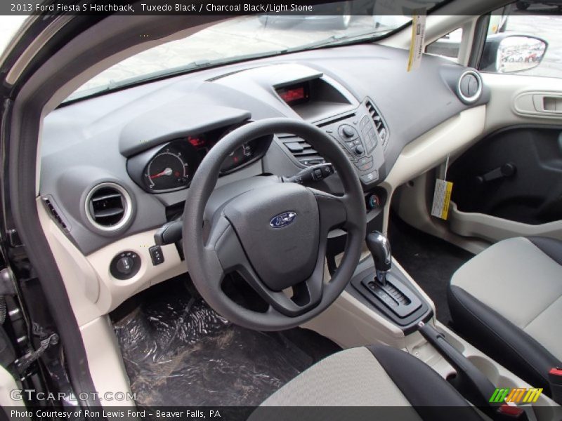 Charcoal Black/Light Stone Interior - 2013 Fiesta S Hatchback 